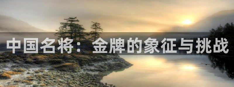 MK体育官方正版app官网:中国名将:金牌的象征与挑战